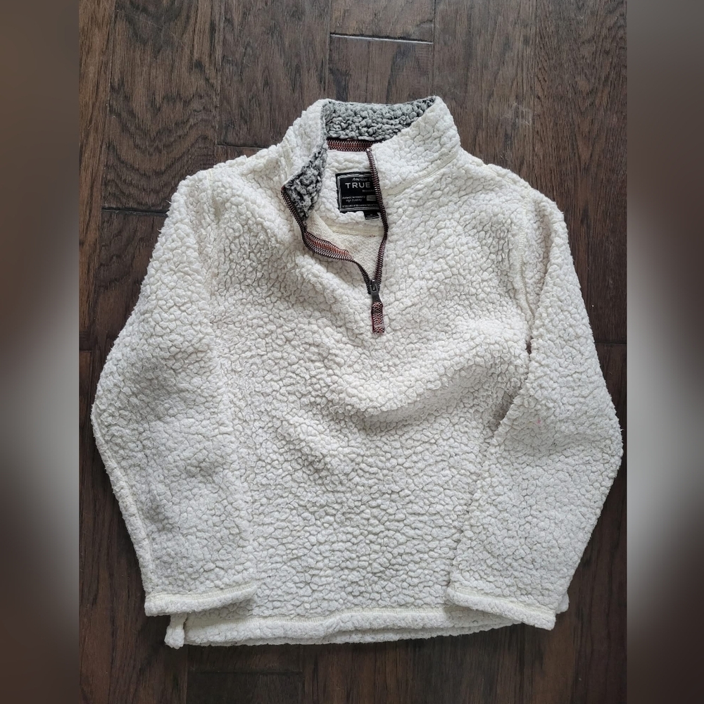 True Grit Cream Sherpa Pullover